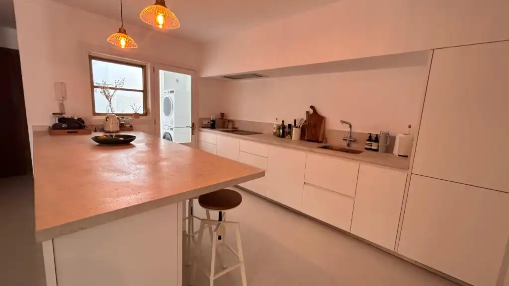 Küche von Wohnungen zur Miete in Pollença mit Klimaanlage, Terrasse und Möbliert