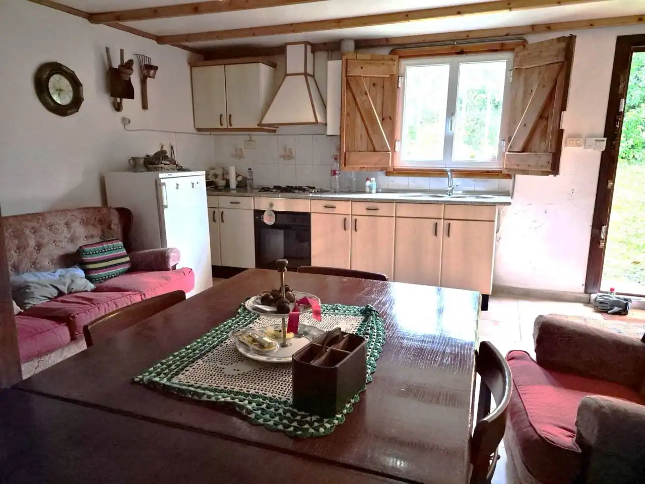Cuina de Casa o xalet en venda en Curtis amb Jardí privat