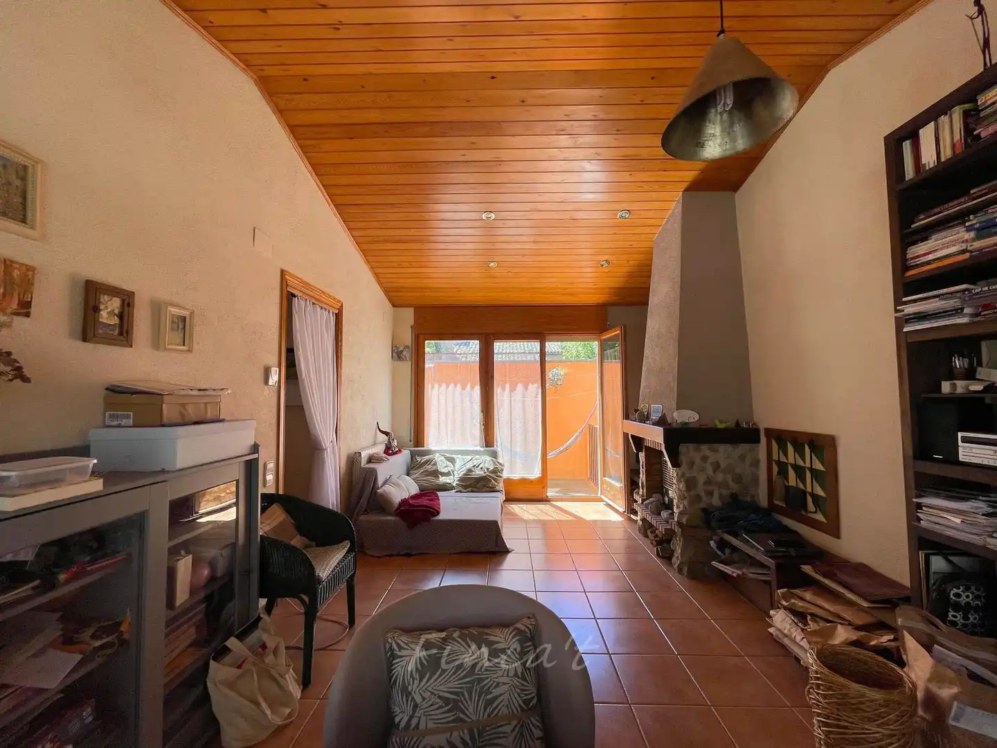 Sala d'estar de Casa adosada en venda en Castellterçol amb Calefacció
