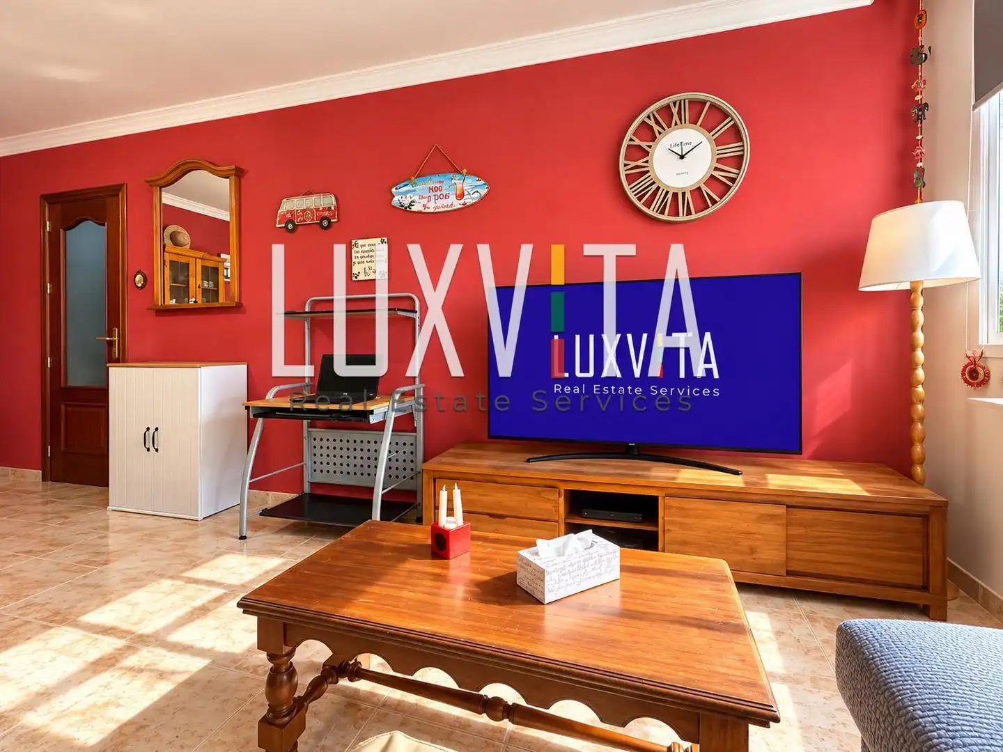 Living room of Flat for sale in Las Rosas