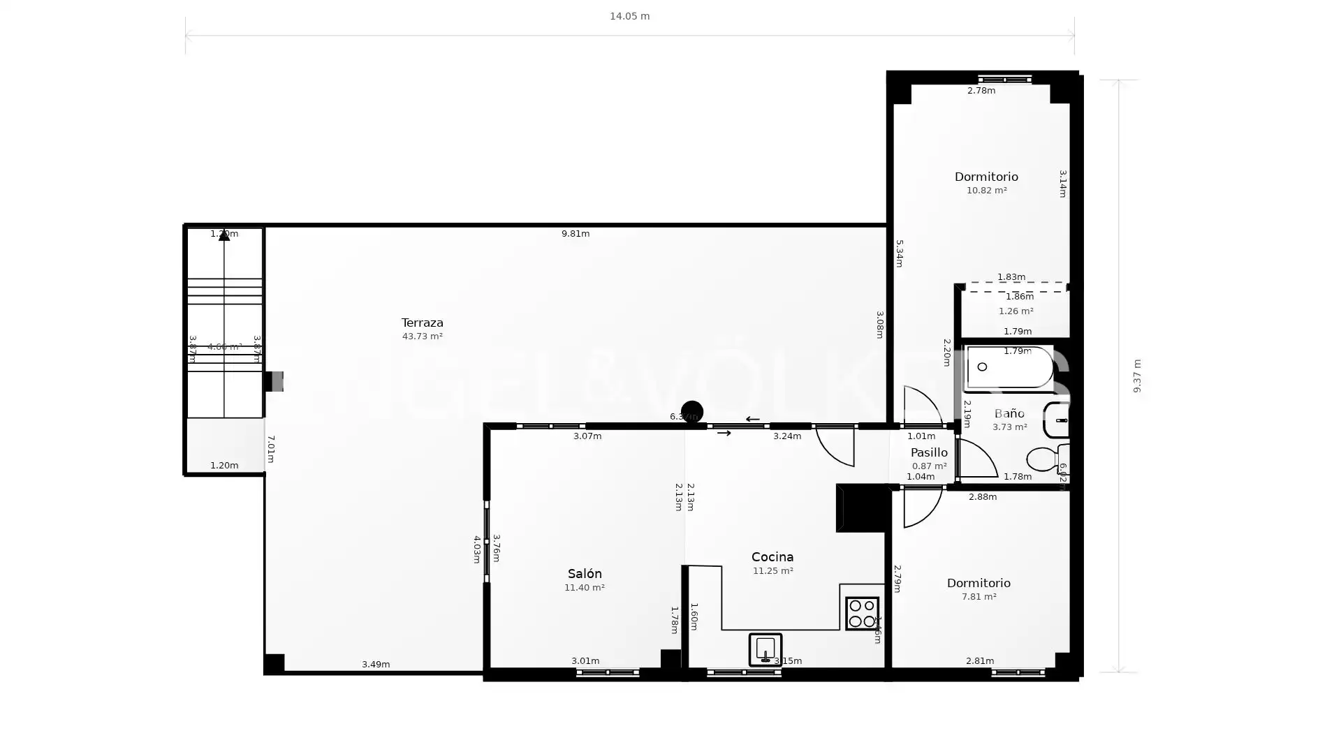 Attique avec piscine à vendre à Godelleta, imagen 40