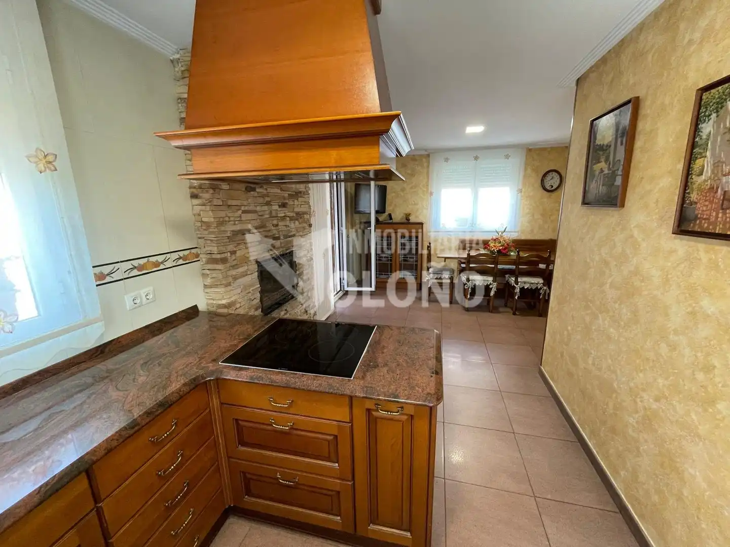 Cuina de Casa o xalet en venda en Casalarreina amb Calefacció, Jardí privat i Parquet