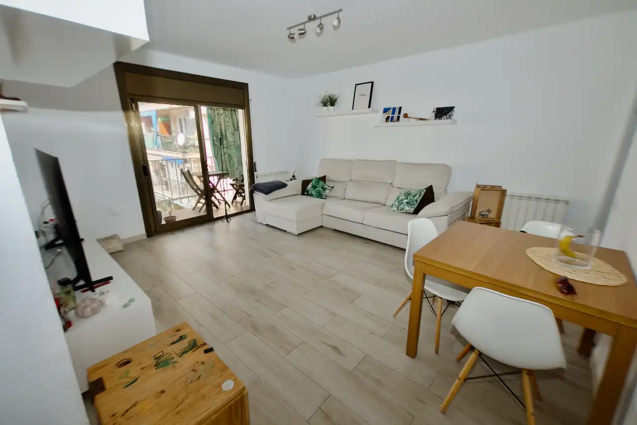 Wohnzimmer von Wohnung zum Verkauf in Terrassa mit Klimaanlage, Heizung und Parkett