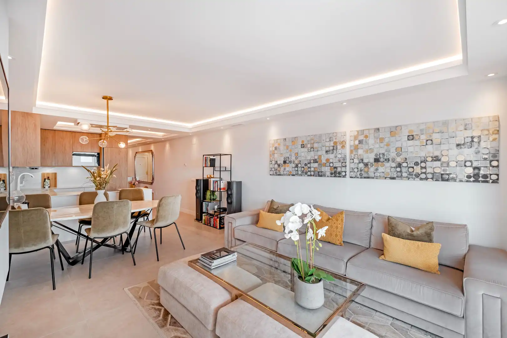 Sala de estar de Apartamento en venta en Marbella
