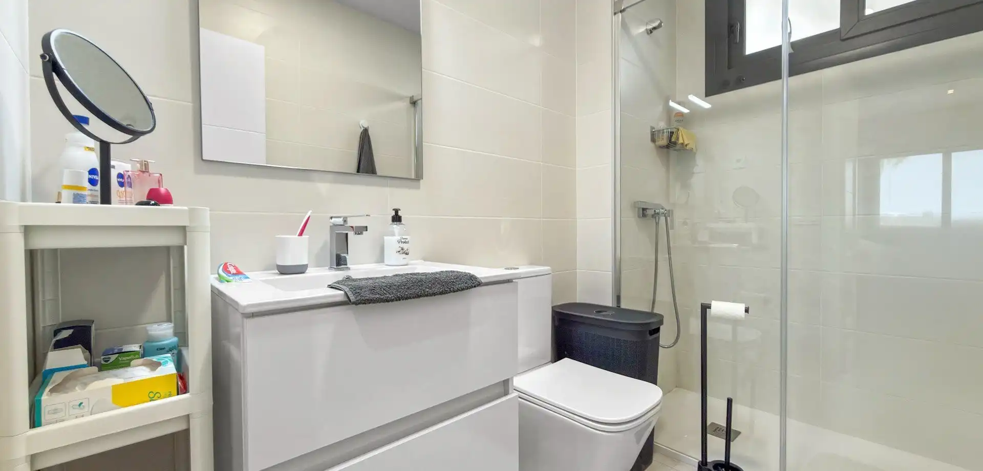Baño de Apartamento en venta en Pilar de la Horadada con Jardín privado, Terraza y Amueblado