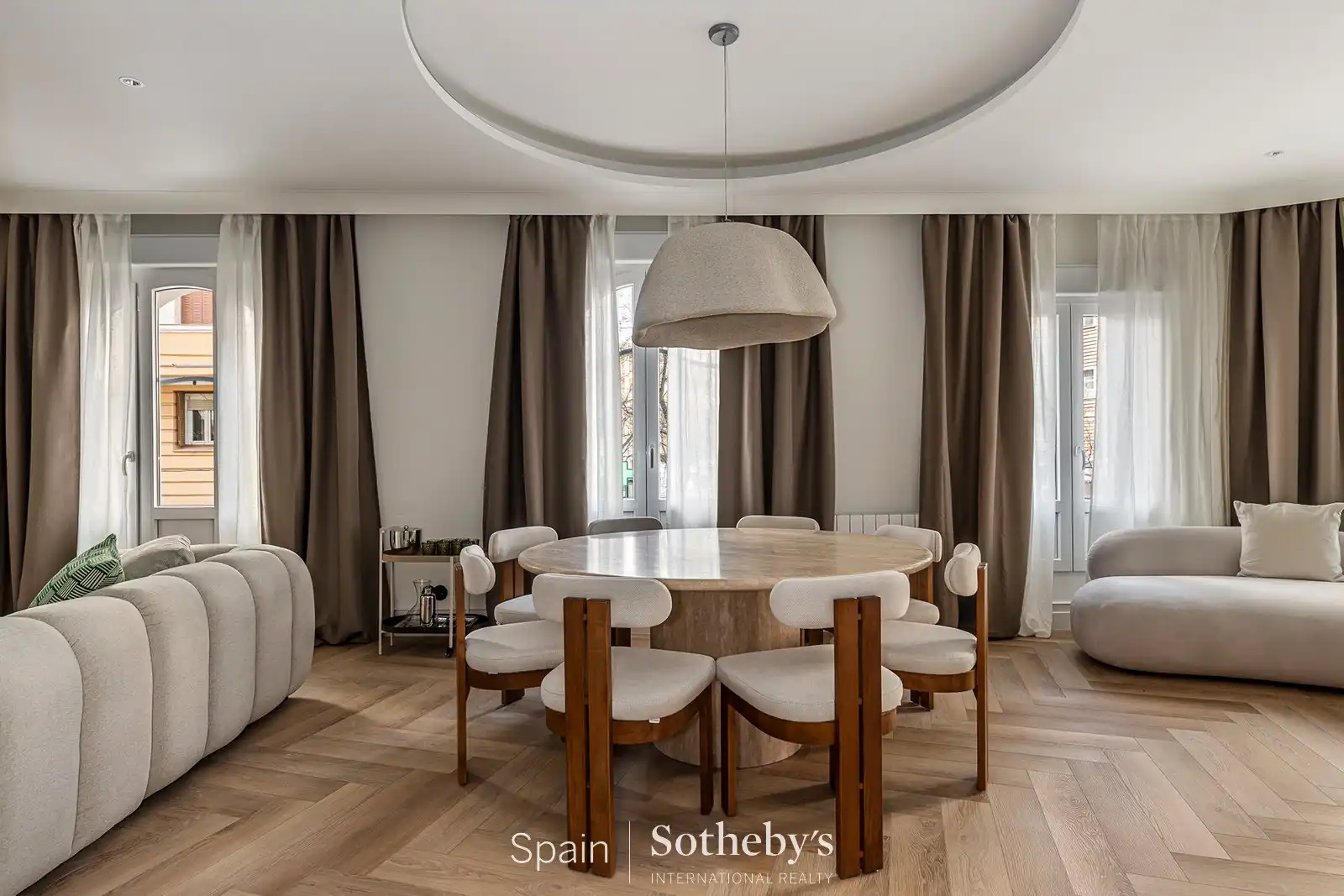 Menjador de Apartament en venda en  Madrid Capital amb Aire condicionat, Calefacció i Terrassa