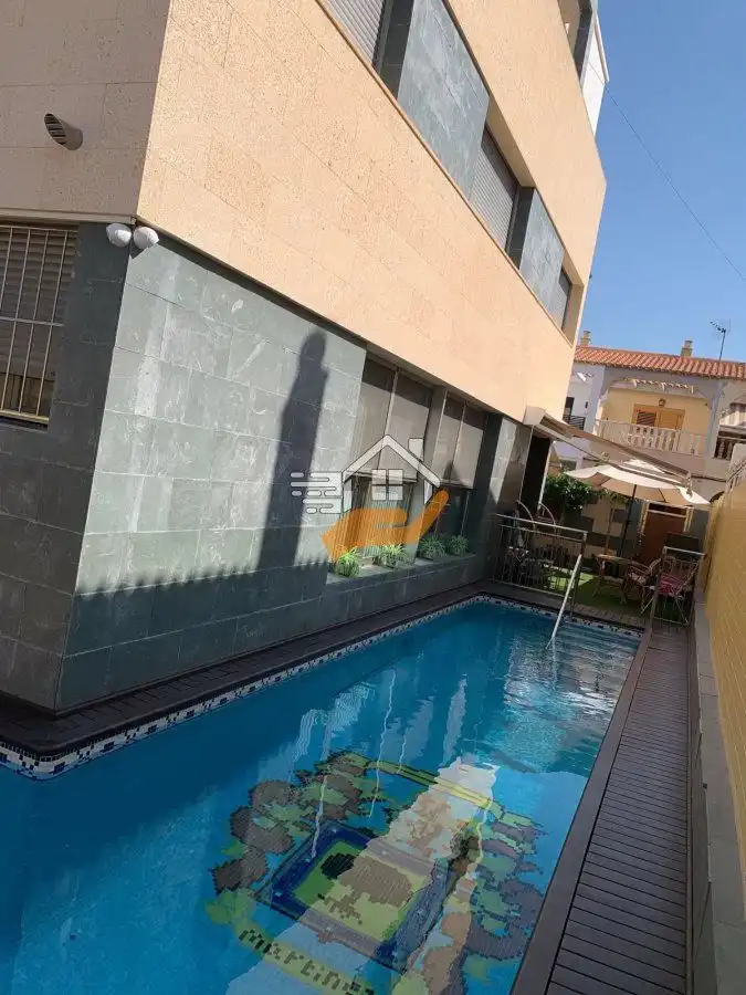 Piscina de Casa o chalet en venta en San Pedro del Pinatar con Aire acondicionado, Jardín privado y Terraza
