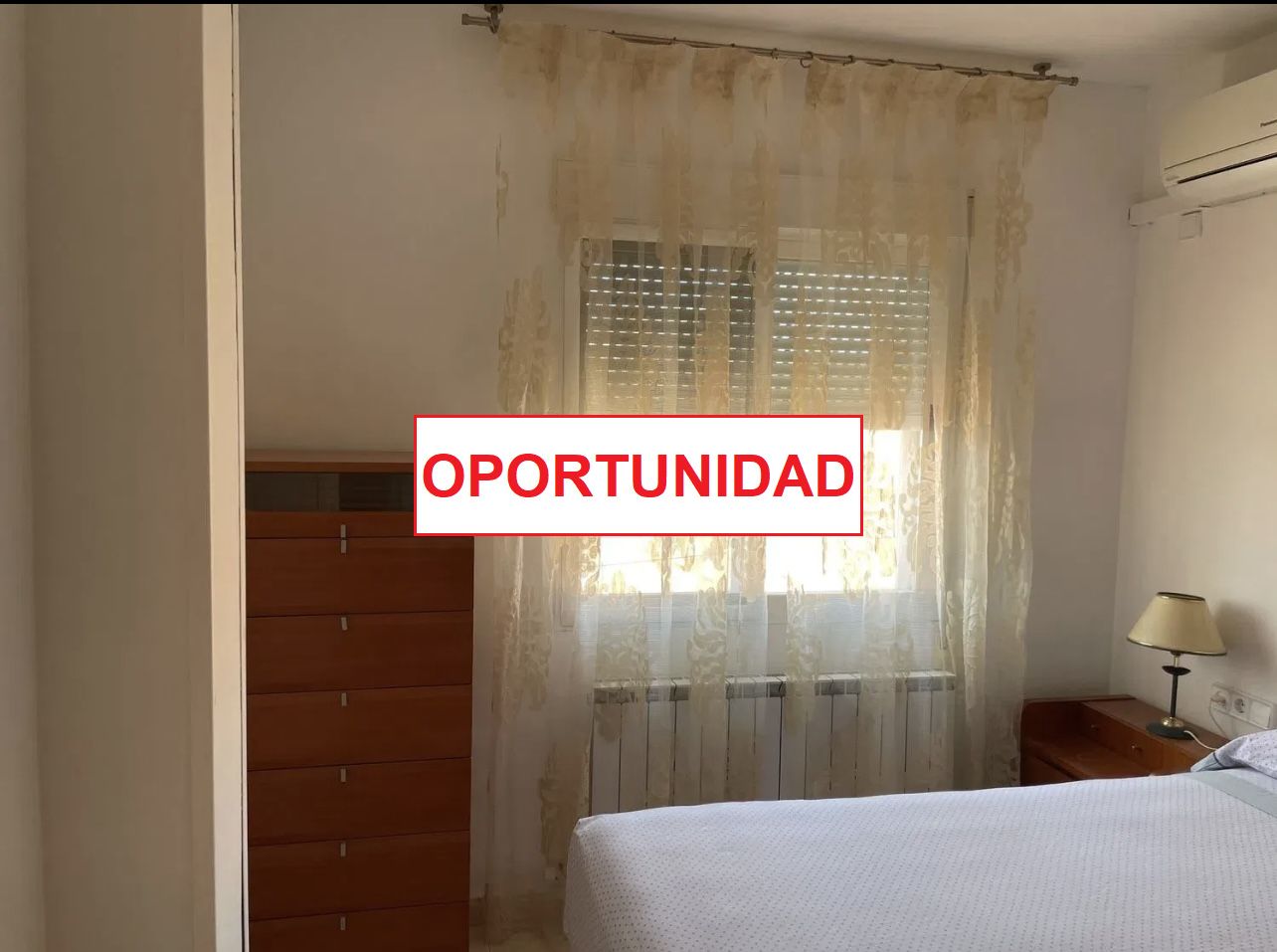 Bedroom of Flat for rent in Ciudad Real Capital  with Air Conditioner, Heating and Furnished