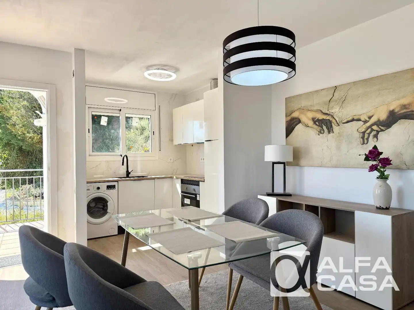 Cocina de Casa o chalet en venta en Vidreres con Terraza, Amueblado y Horno