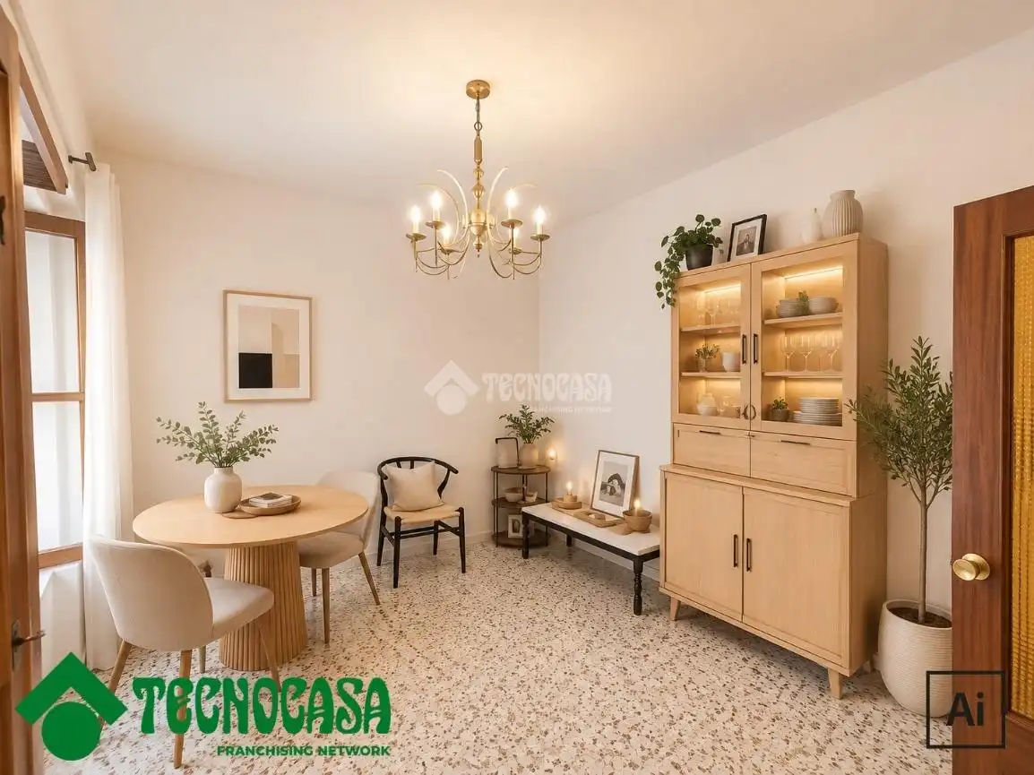 Sala de estar de Casa adosada en venta en Los Navalucillos con Jardín privado