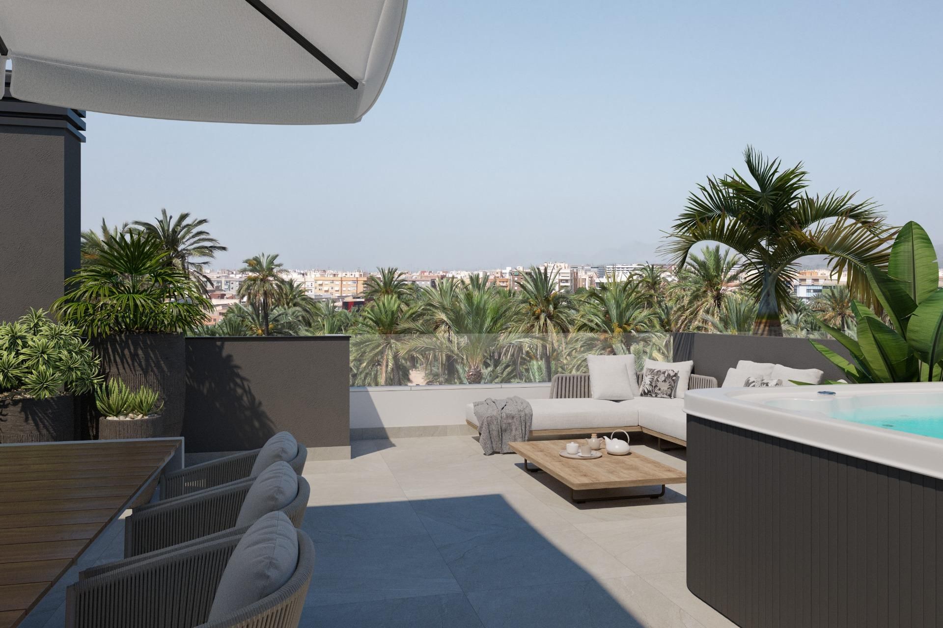 Terrace of Attic for sale in Elche / Elx  with Air Conditioner, Heating and Terrace