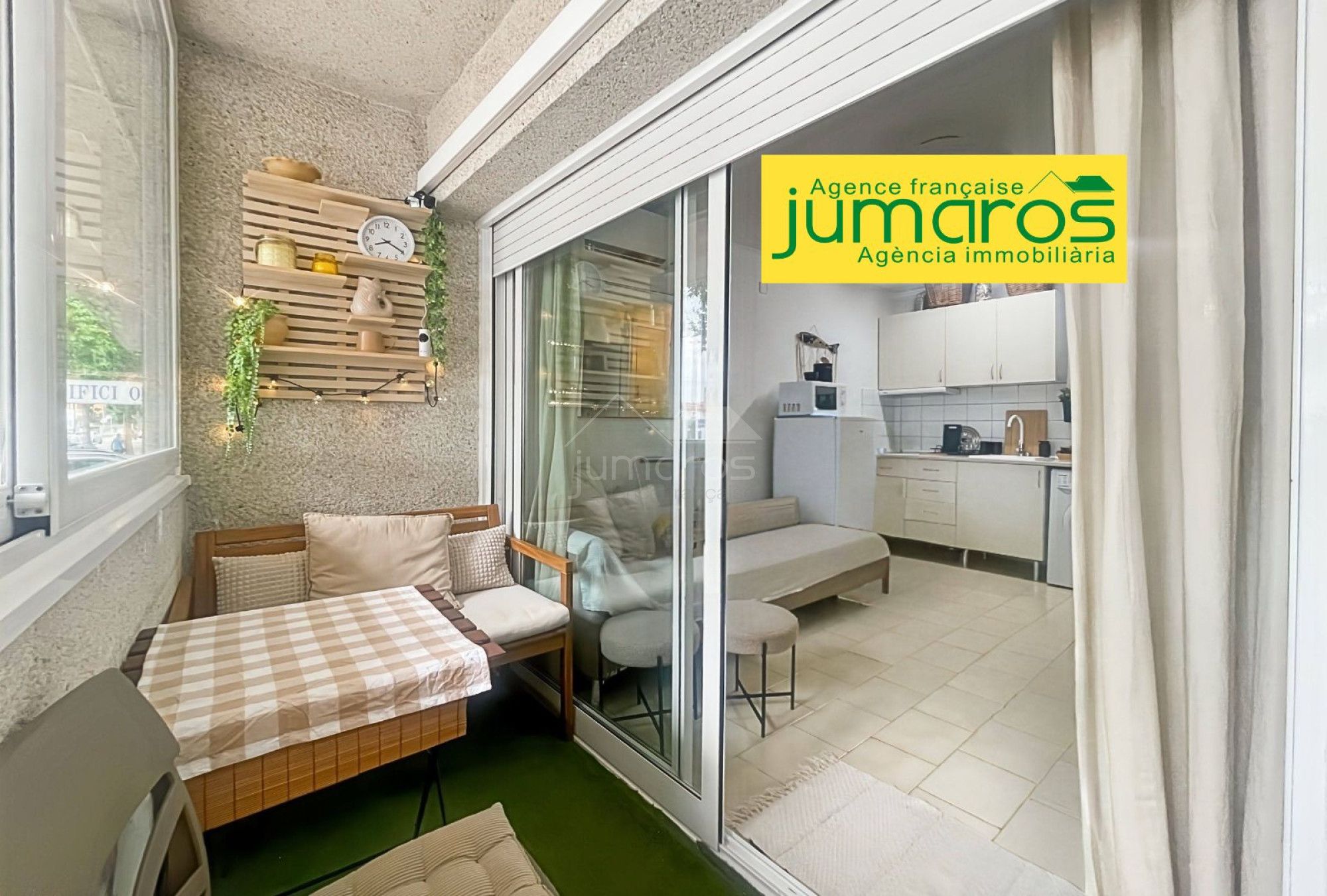 Balcony of Planta baja for sale in Empuriabrava  with Air Conditioner, Heating and Alarm