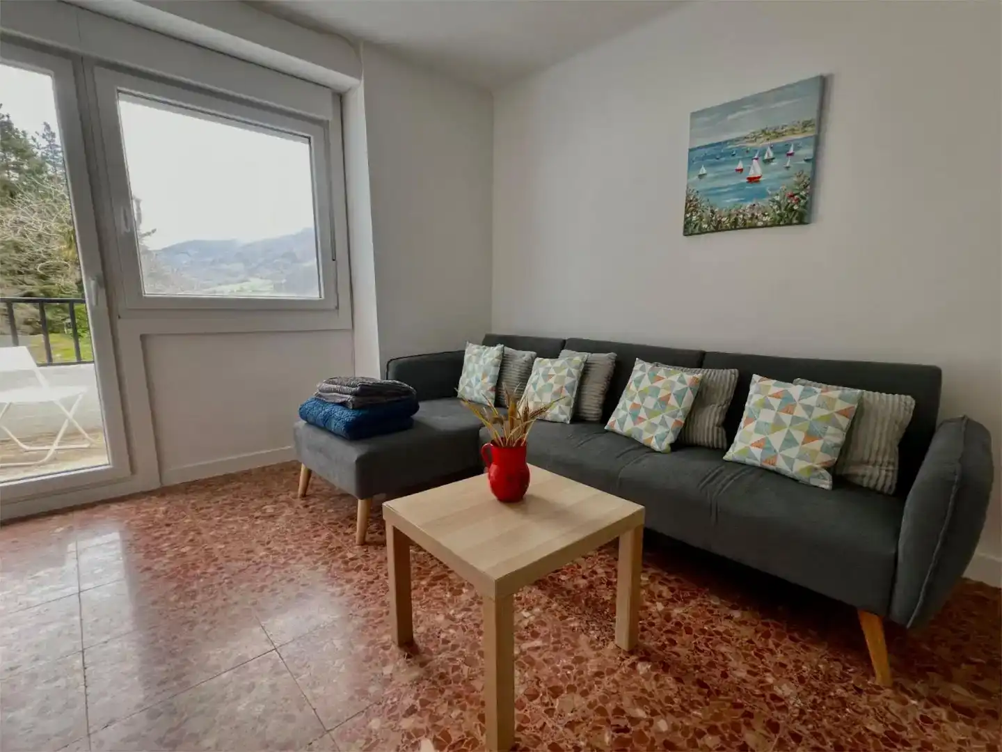 Sala de estar de Piso en venta en Elgoibar con Trastero y Amueblado