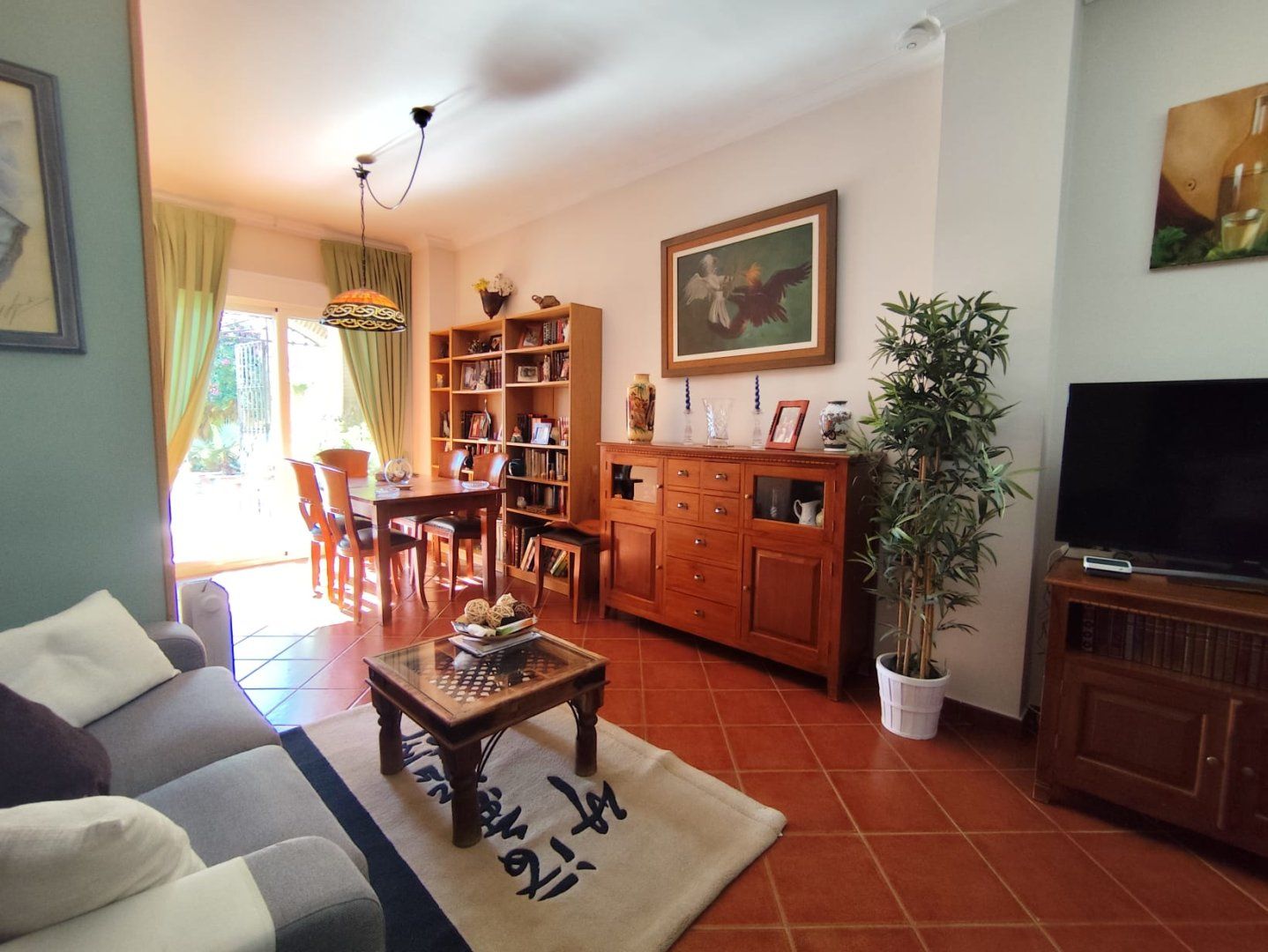 Living room of House or chalet for sale in Hinojos  with Air Conditioner, Heating and Terrace