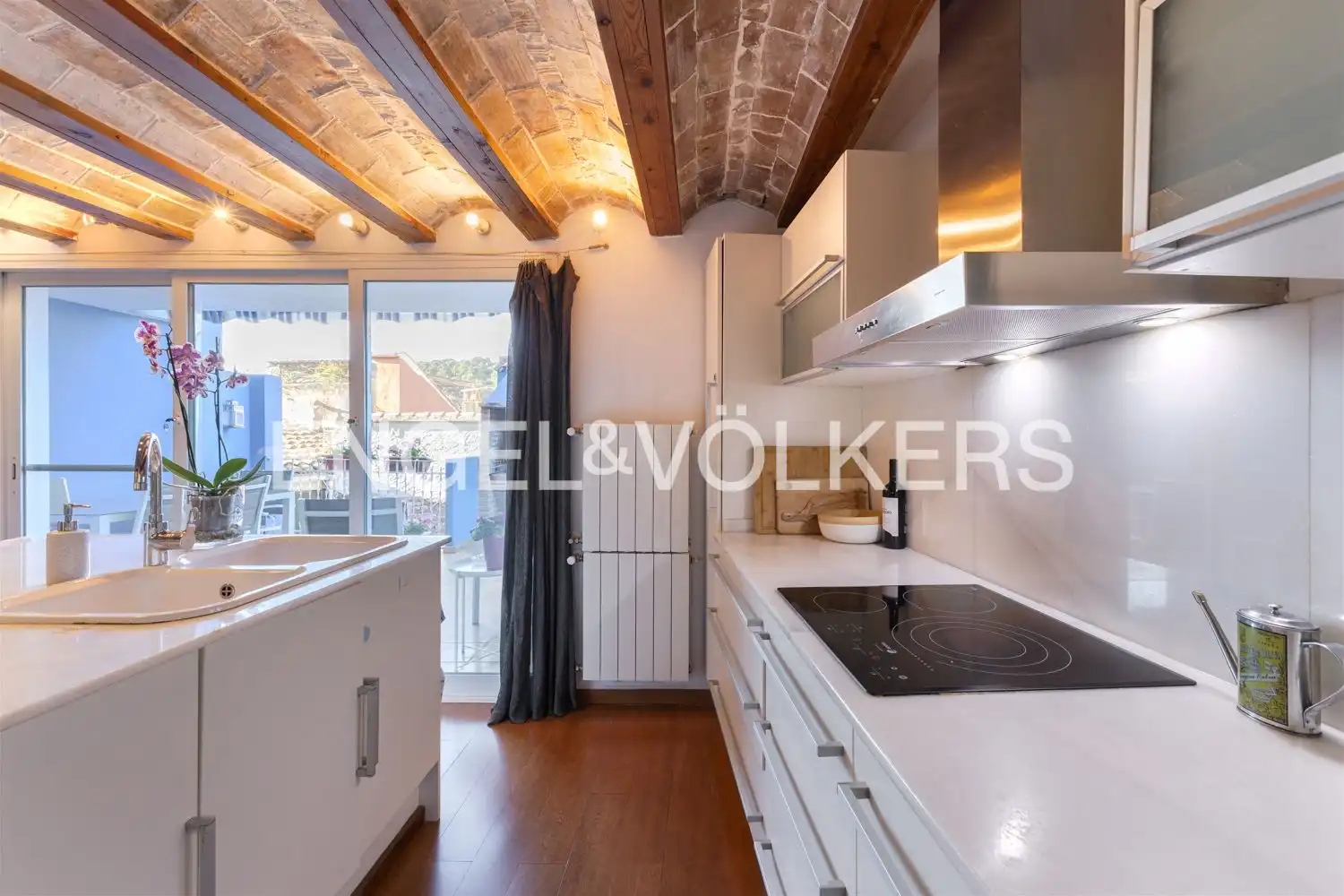 Cocina de Casa o chalet en venta en Serra con Aire acondicionado, Calefacción y Parquet