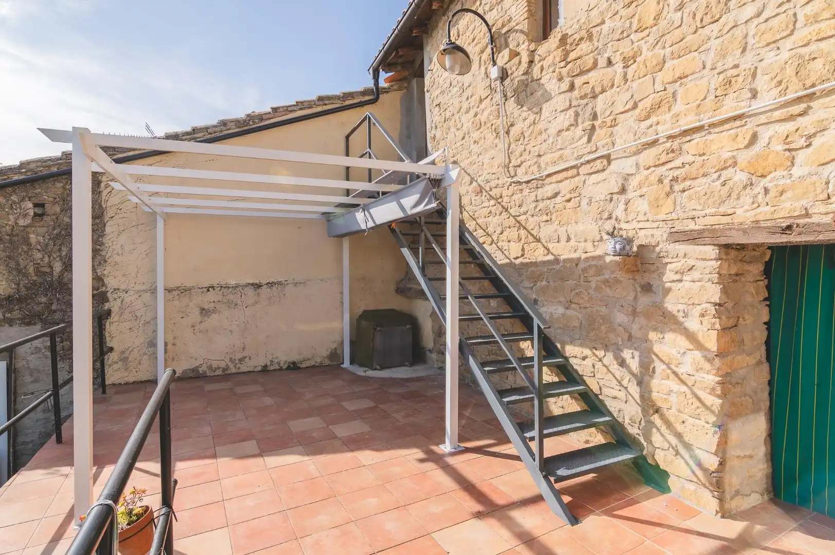 Terraza de Finca rústica en venta en Eslava con Jardín privado, Terraza y Trastero