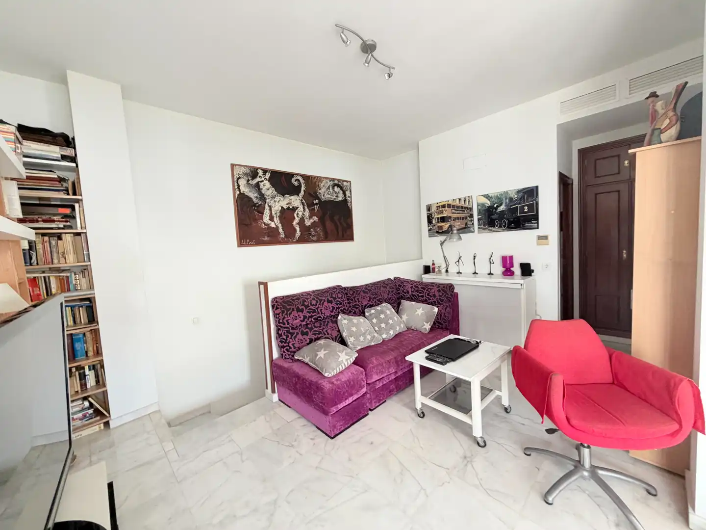 Sala d'estar de Àtic en venda en Casco Antiguo