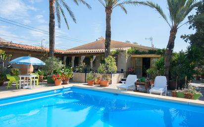 Swimming pool of House or chalet for sale in Alicante / Alacant  with Air Conditioner, Terrace and Swimming Pool