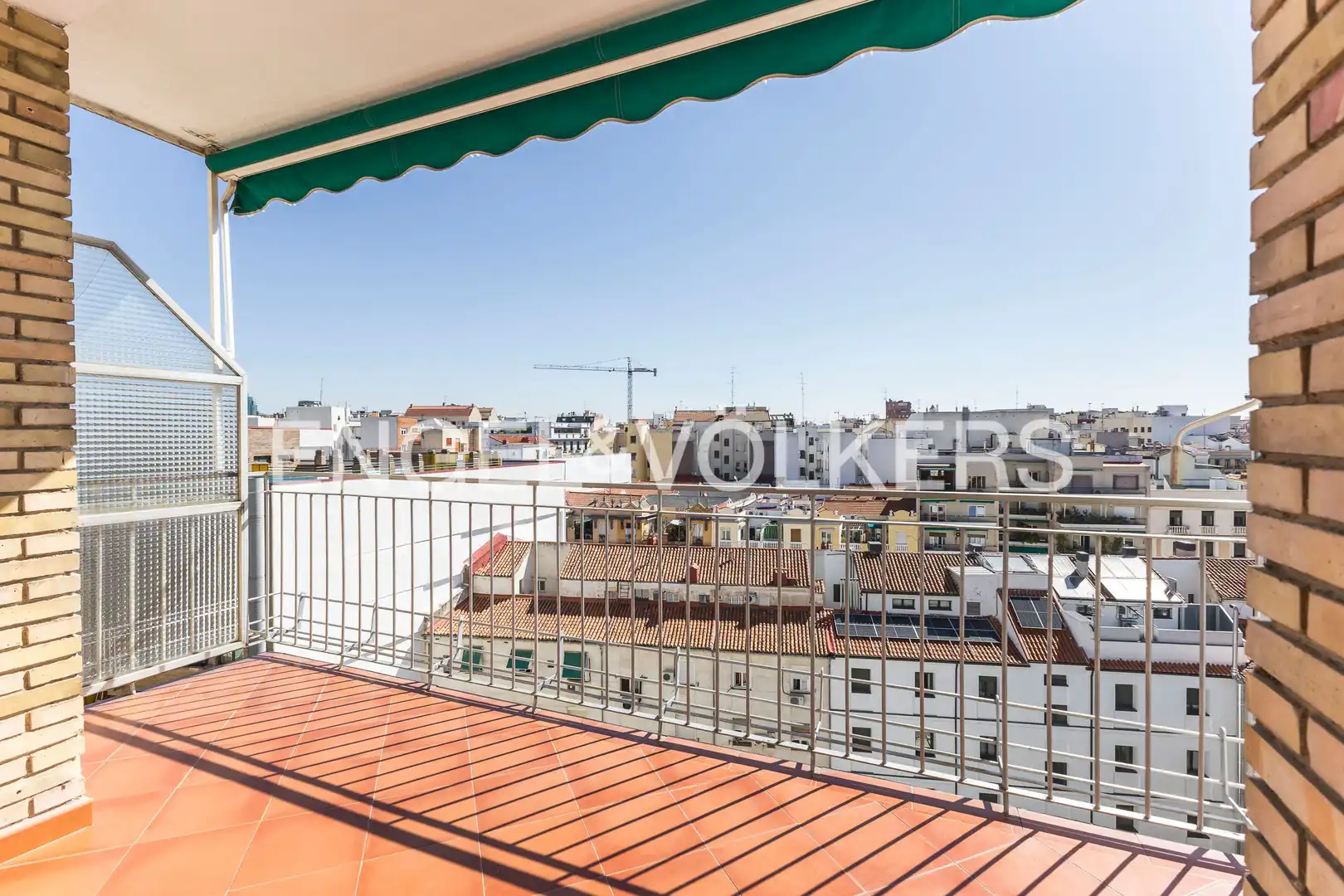 Terraza de Piso de alquiler en Madrid con Aire acondicionado, Calefacción y Parquet