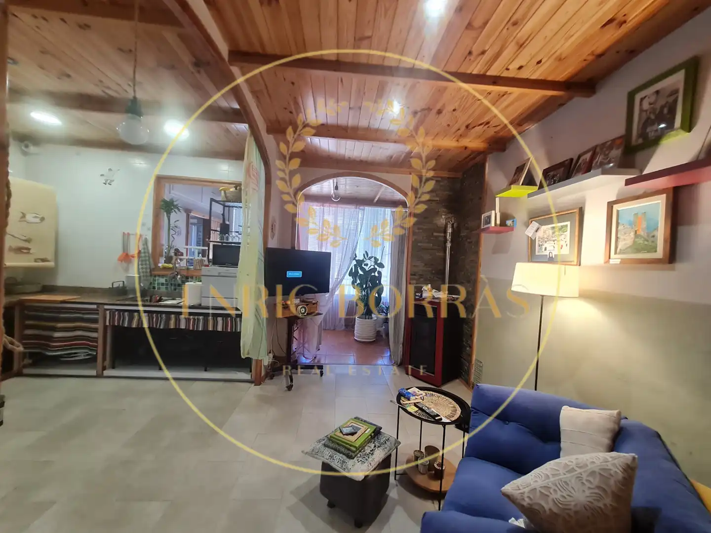 Living room of Flat for sale in Gironella  with Air Conditioner, Heating and Storage room