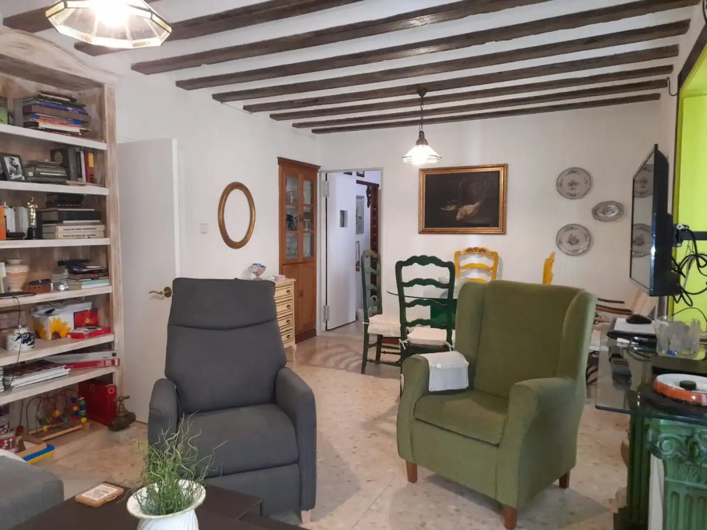 Living room of Flat for rent in Cádiz  with Furnished and Balcony
