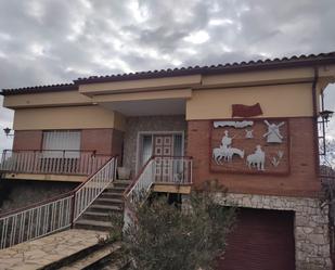 Exterior view of House or chalet for sale in La Torre de Claramunt  with Heating, Private garden and Terrace