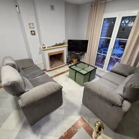 Sala d'estar de Casa adosada de lloguer en Islantilla amb Terrassa