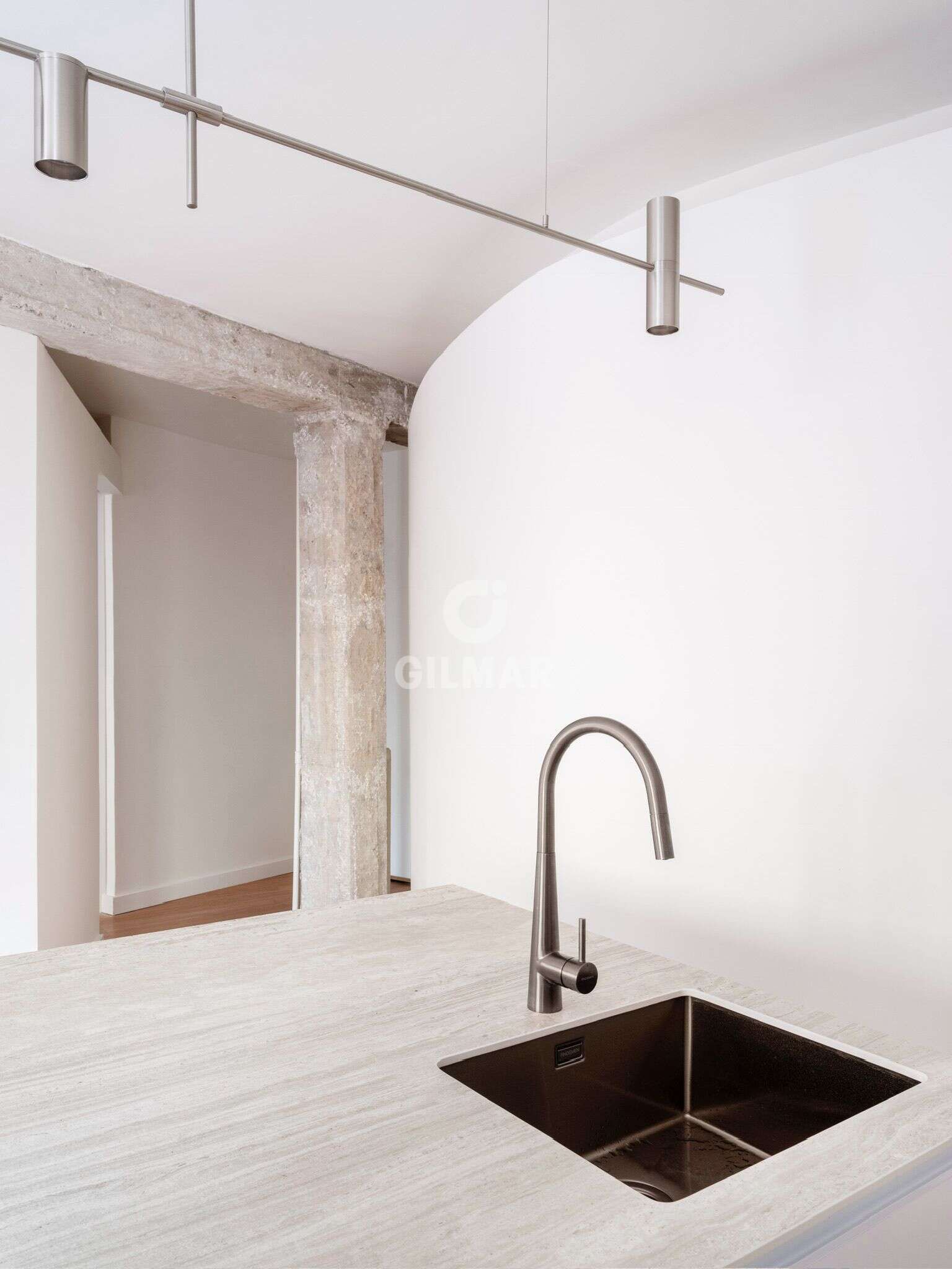 Kitchen of Flat for sale in  Madrid Capital  with Heating