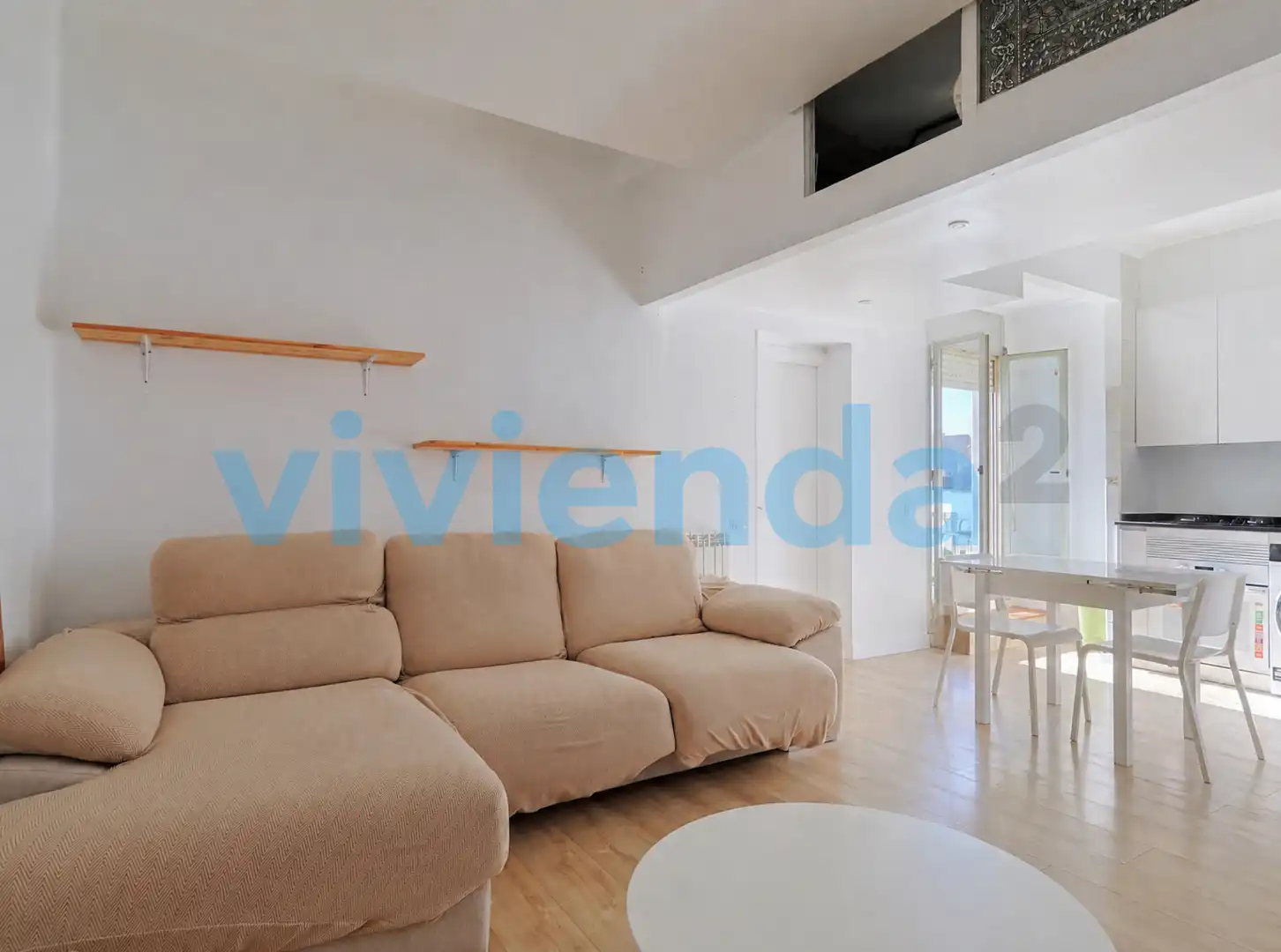 Sala d'estar de Àtic en venda en Madrid amb Aire condicionat, Calefacció i Terrassa
