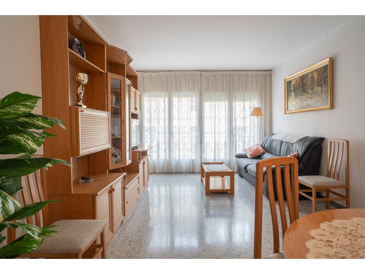Living room of Flat for sale in Vic  with Heating and Balcony