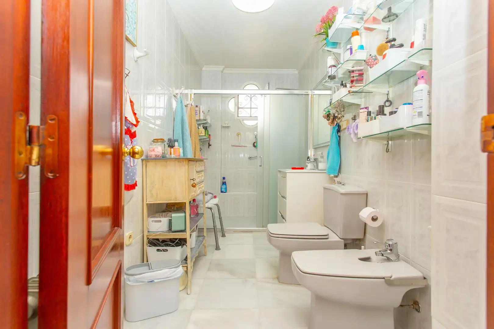 Baño de Casa o chalet en venta en El Puerto de Santa María con Aire acondicionado, Calefacción y Jardín privado