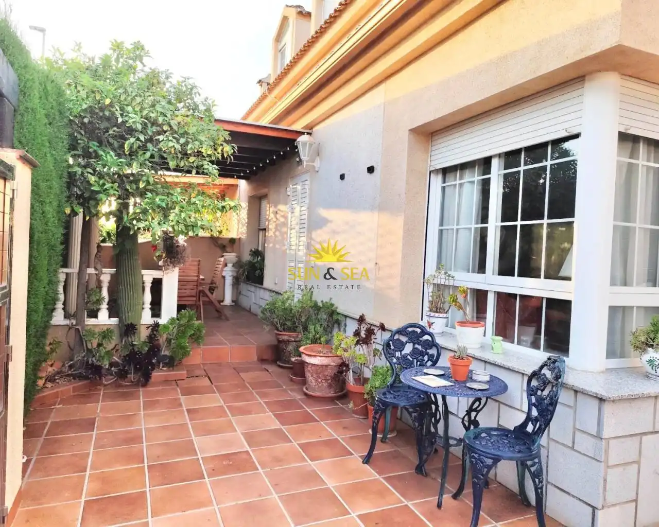 Garden of Houses for sale in Torre-Pacheco  with Air Conditioner, Heating and Terrace