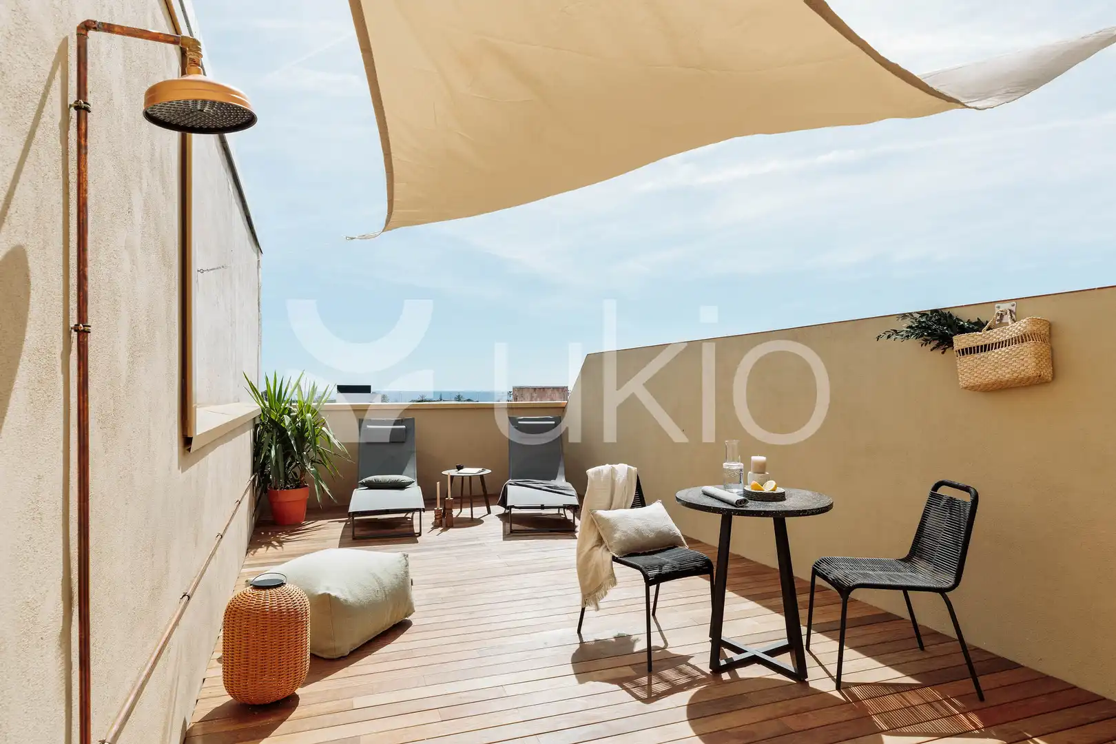 Terrace of Apartments for rent in Barcelona  with Air Conditioner, Heating and Terrace