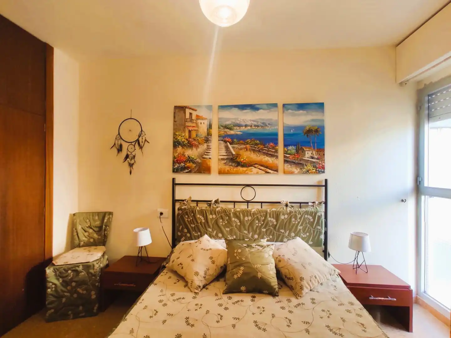 Bedroom of Apartments for rent in Canet d'En Berenguer  with Terrace, Furnished and Community pool