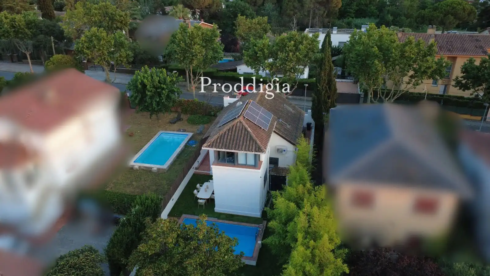 Garden of Houses for rent in Sant Cugat del Vallès  with Air Conditioner, Swimming Pool and Alarm