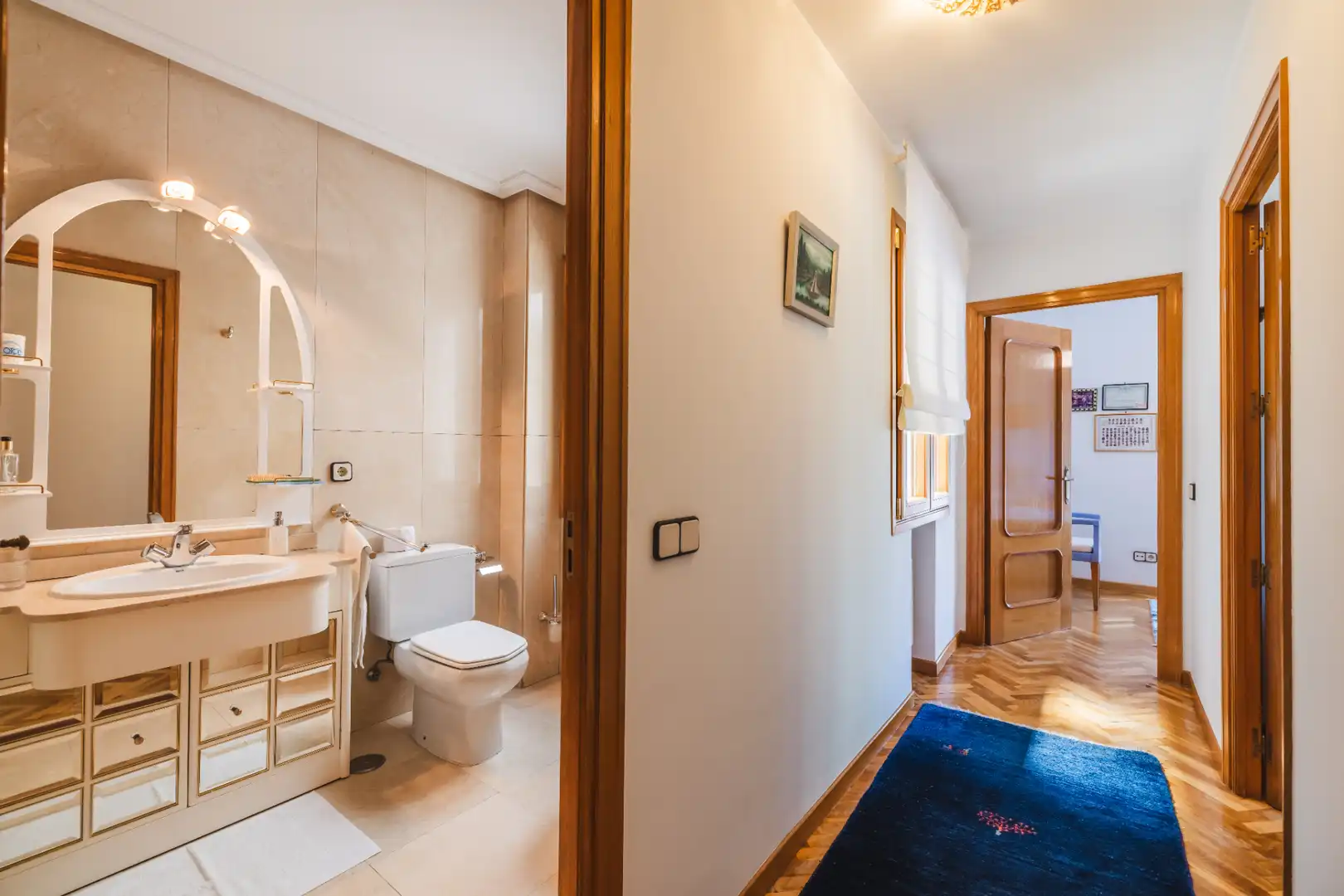 Baño de Casa o chalet en venta en Las Rozas de Madrid con Aire acondicionado, Calefacción y Jardín privado