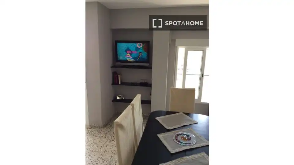 Wohnzimmer von Wohnung zur Miete in Gandia mit Klimaanlage, Heizung und Möbliert