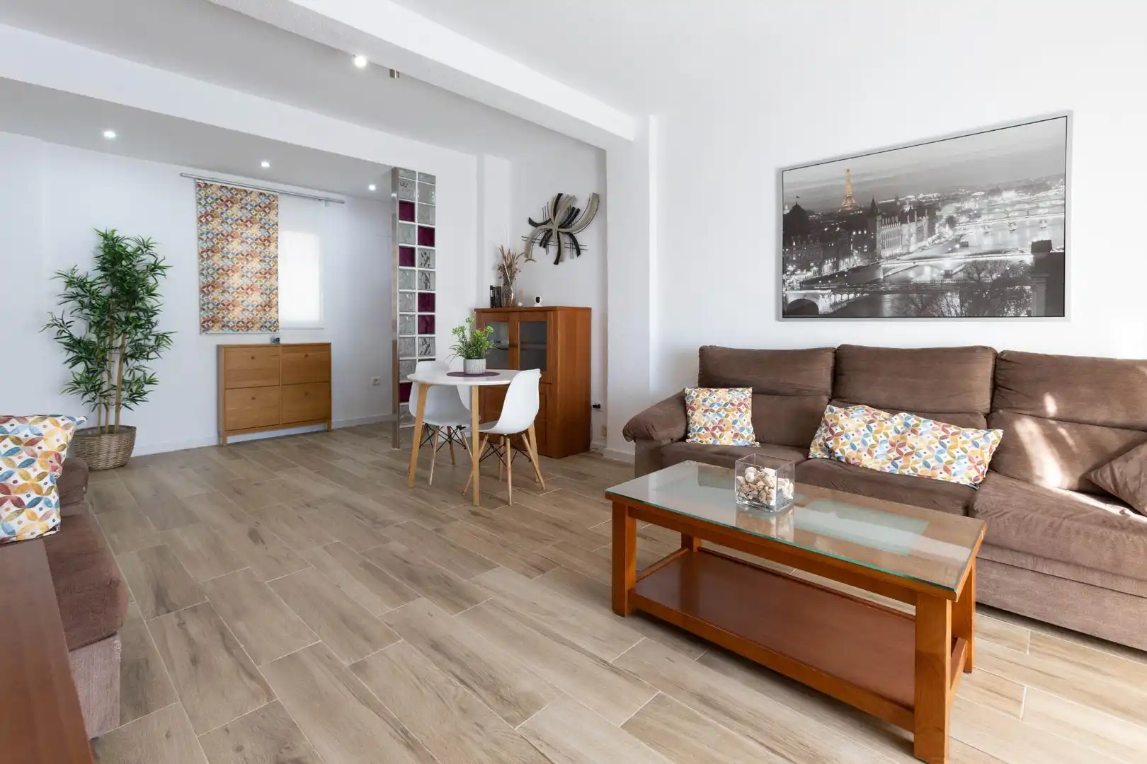Sala de estar de Apartamento en venta en Torremolinos con Jardín privado, Terraza y Piscina comunitaria
