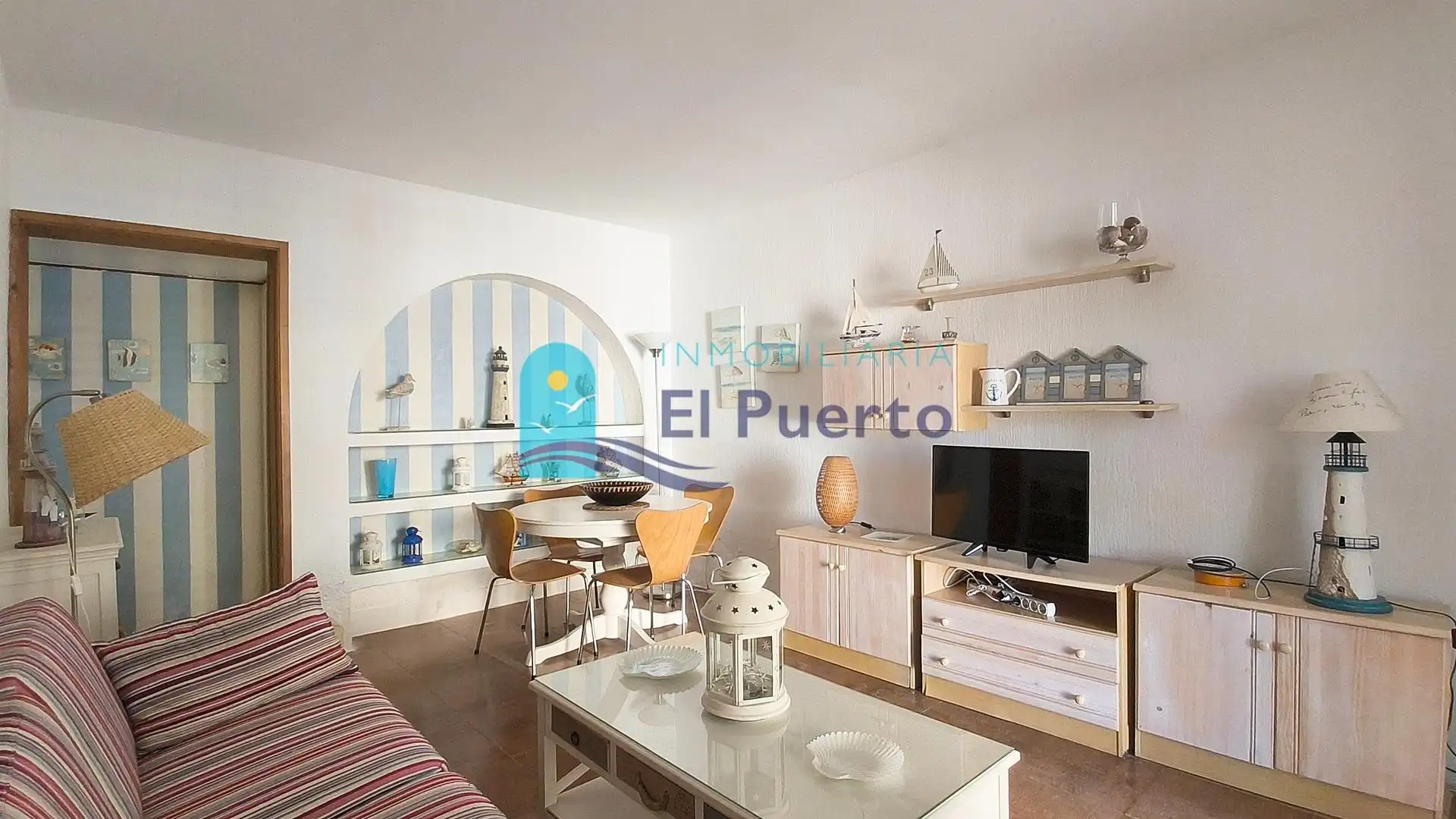 Living room of Flat for sale in Puerto de Mazarrón