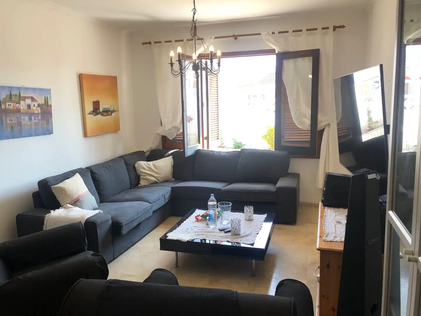 Sala d'estar de Casa o xalet en venda en Mogán amb Aire condicionat, Calefacció i Jardí privat