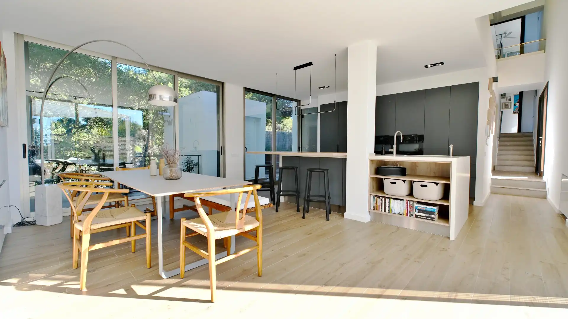 Cuina de Casa o xalet de lloguer en Sagunto / Sagunt amb Aire condicionat, Calefacció i Jardí privat