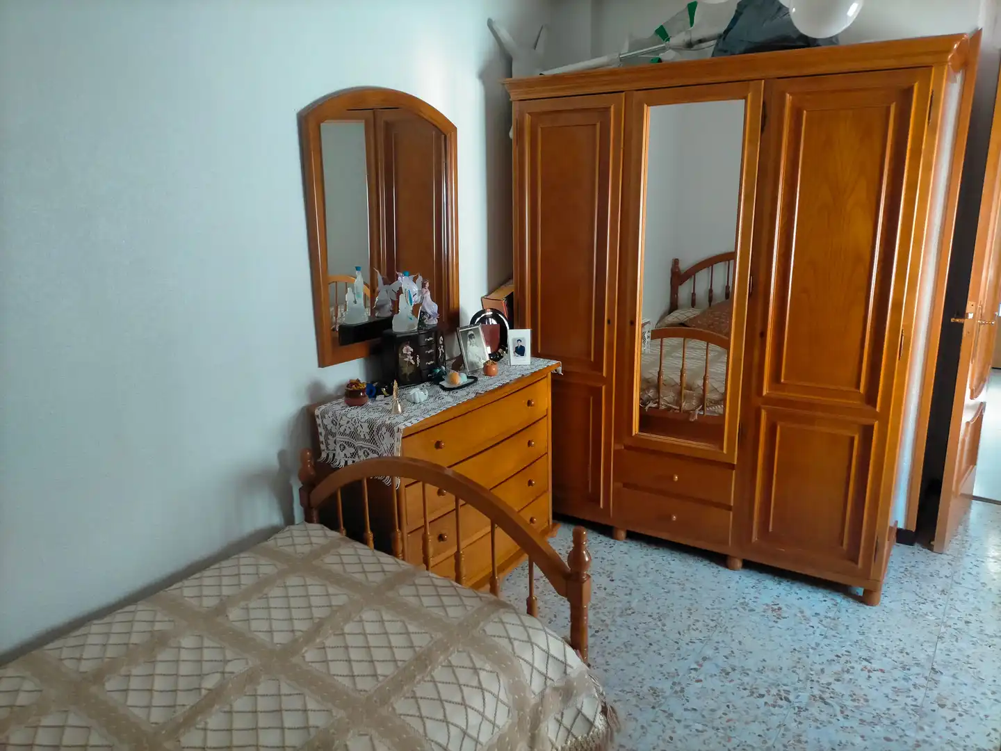 Schlafzimmer von Wohnung zum Verkauf in Arévalo mit Heizung, Terrasse und Möbliert