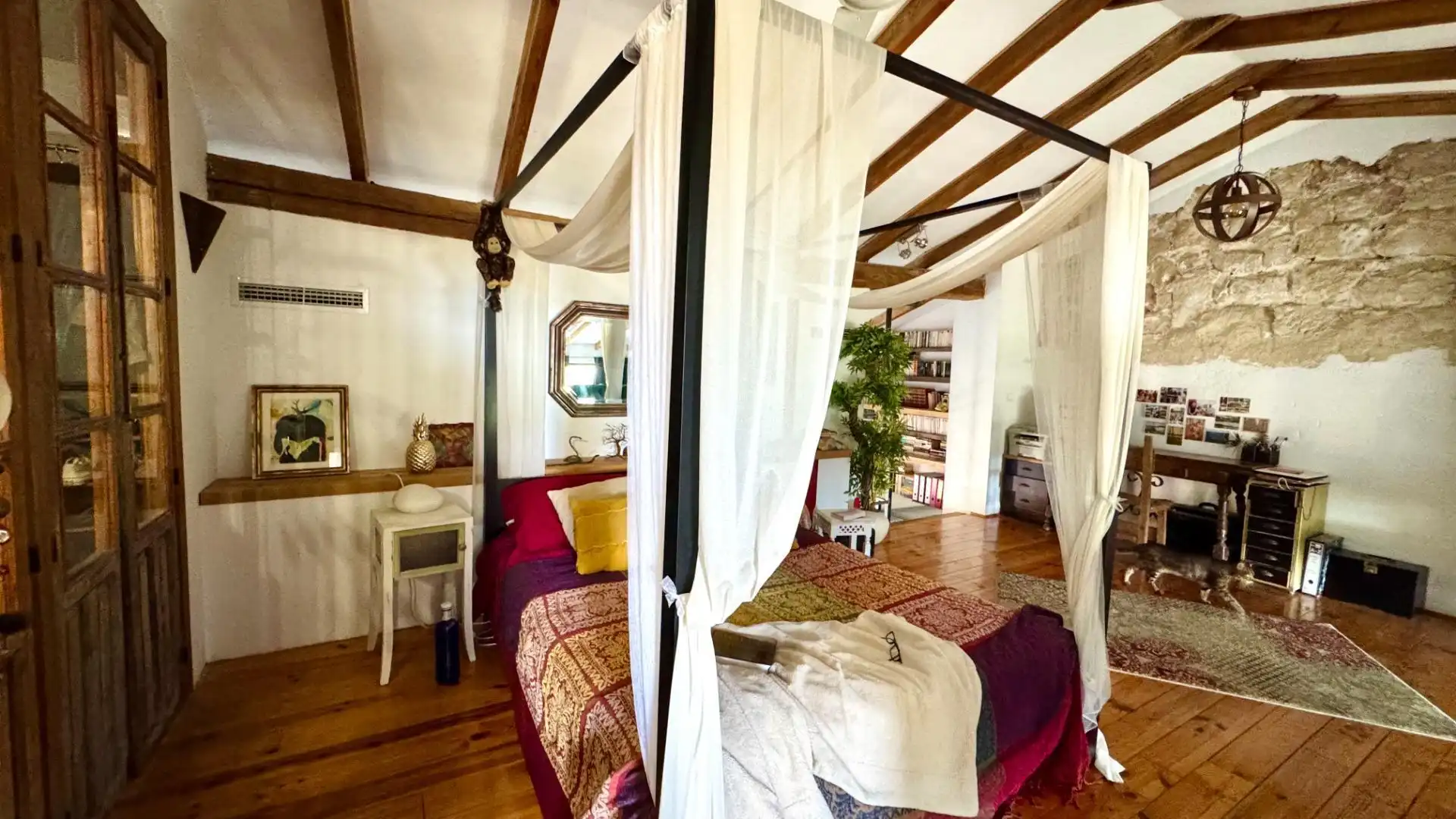 Dormitori de Casa o xalet en venda en Alicante / Alacant amb Jardí privat, Terrassa i Piscina