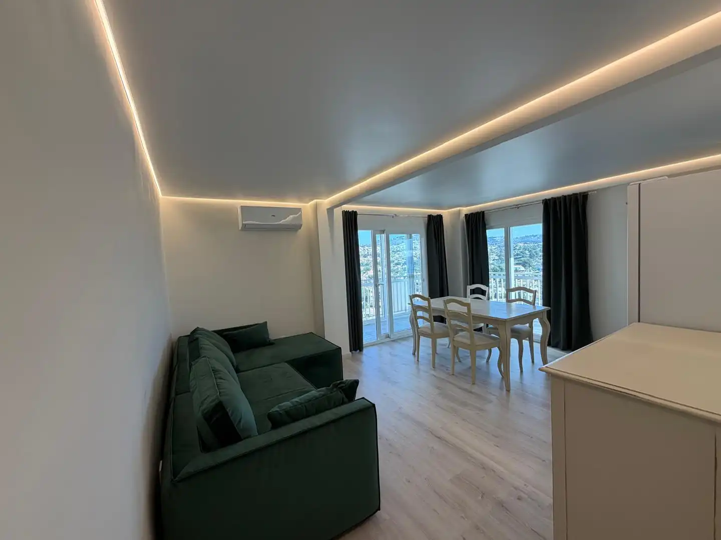 Sala de estar de Apartamento en venta en Calpe / Calp con Aire acondicionado, Calefacción y Terraza