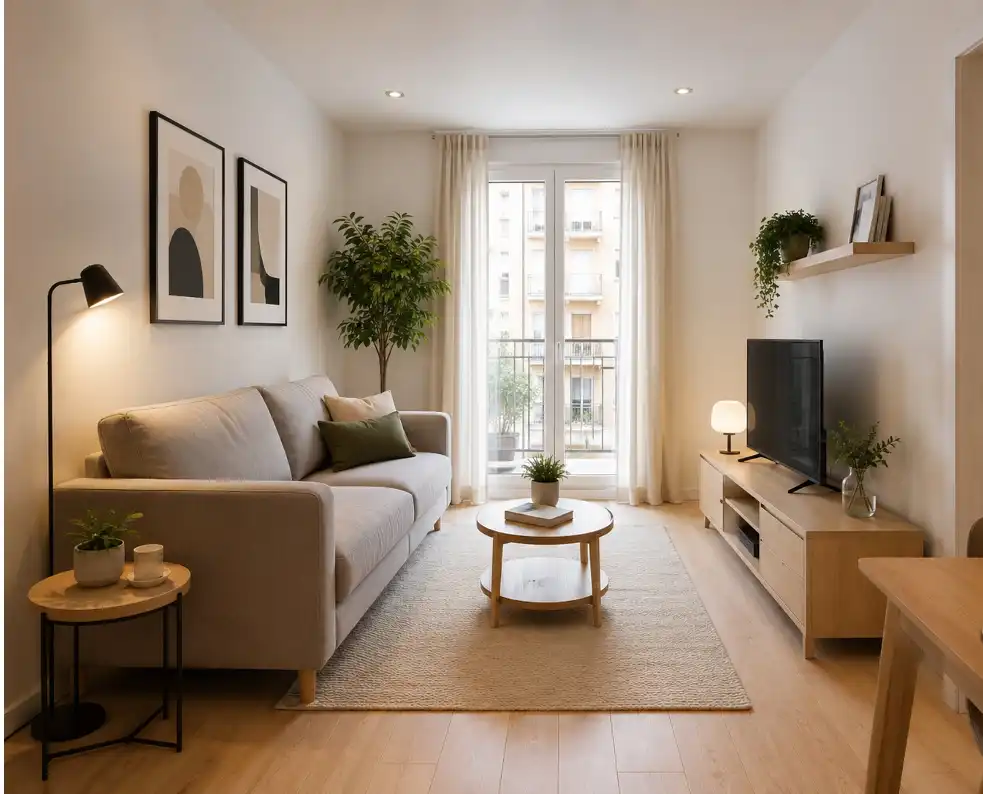 Sala de estar de Piso en venta en Zaragoza