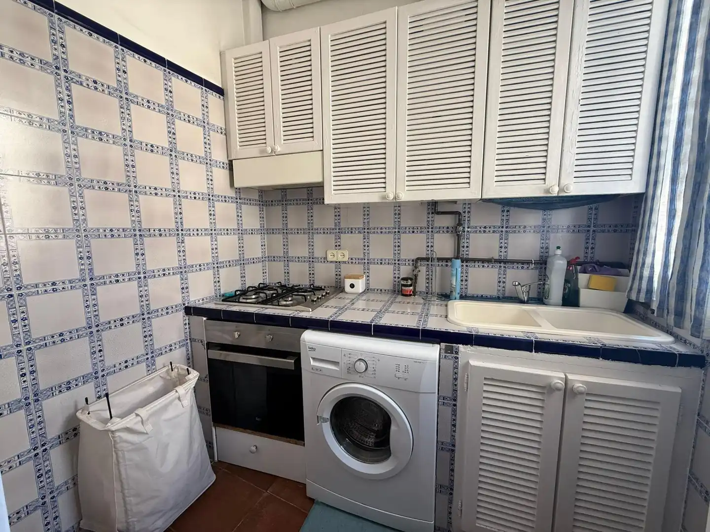 Cocina de Piso de alquiler en Madrid con Aire acondicionado y Amueblado