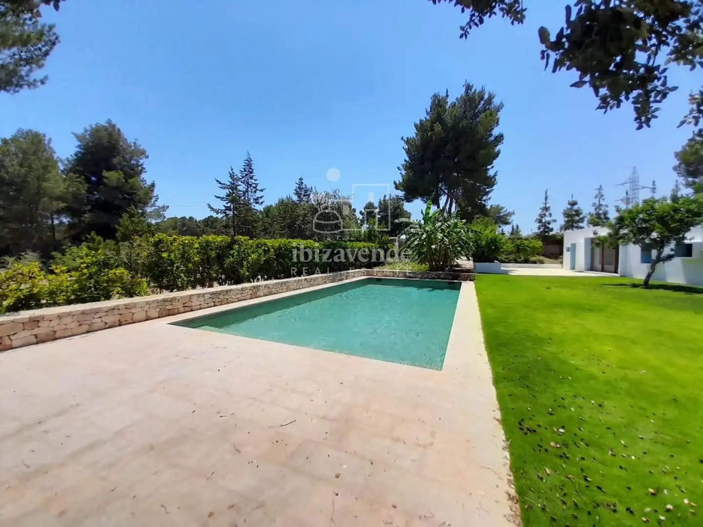Piscina de Casa o chalet en venta en Santa Eulària des Riu con Aire acondicionado, Calefacción y Terraza