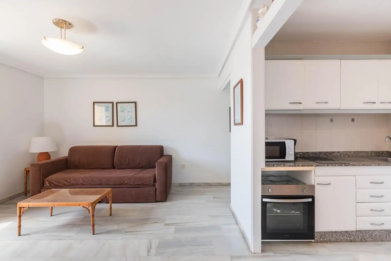 Living room of Flat for sale in La Manga del Mar Menor  with Heating, Private garden and Terrace