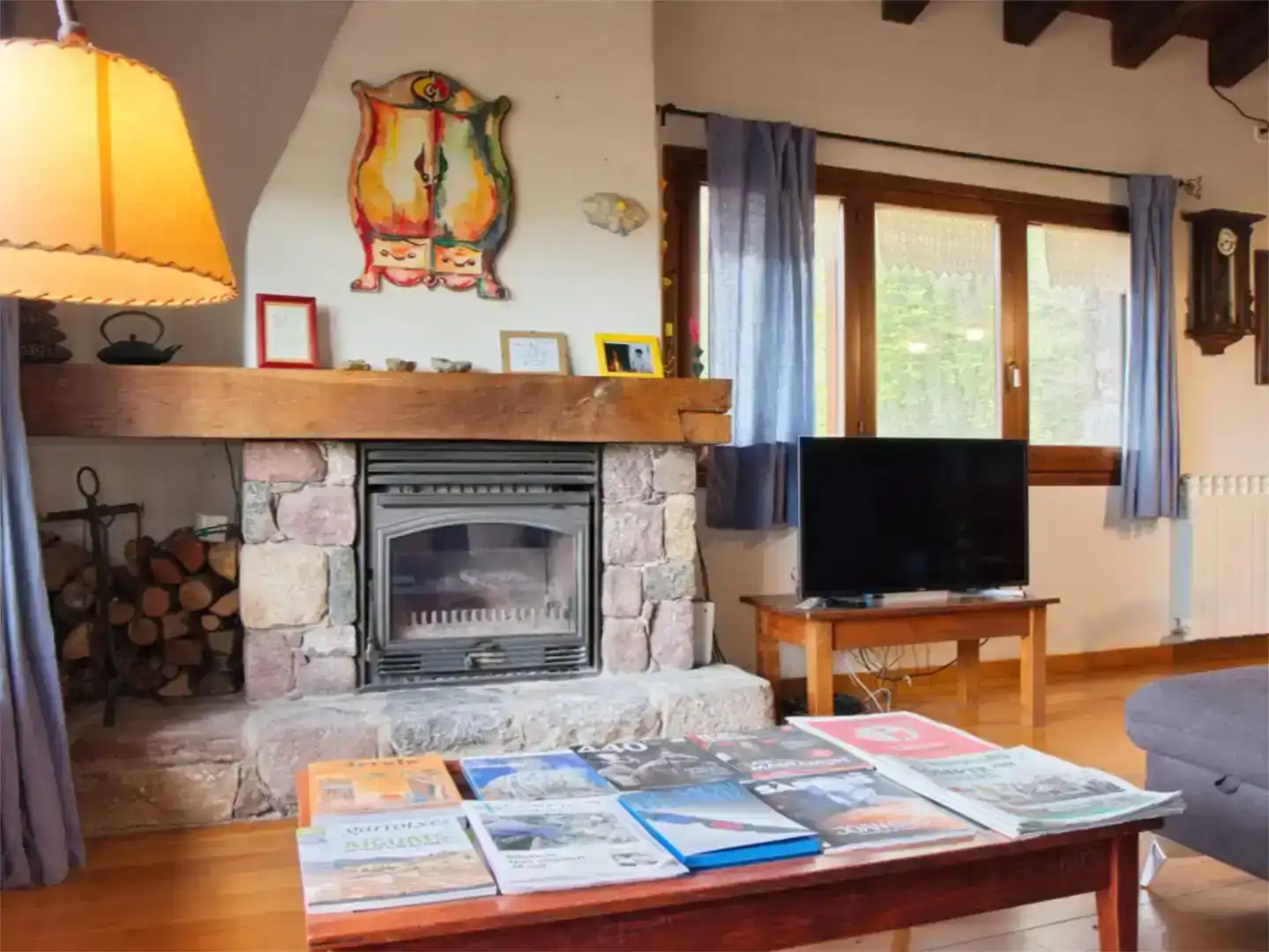 Sala d'estar de Casa o xalet en venda en Camprodon amb Balcó