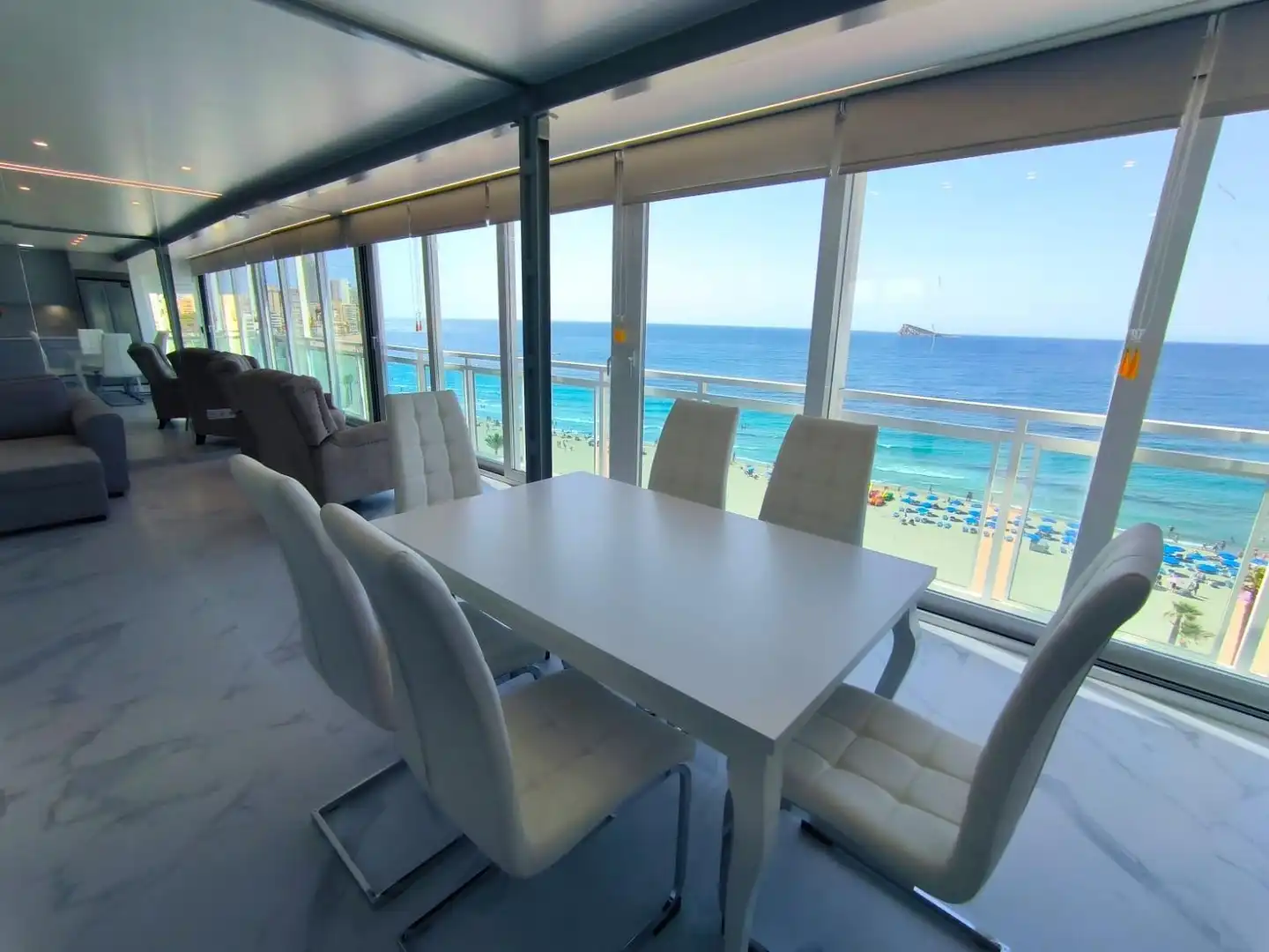 Dining room of Flat for sale in Benidorm  with Air Conditioner, Heating and Furnished